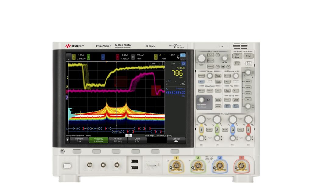 Keysight DSOX6004A 1GHz 示波器_5GSa/s 采样率_4 通道_MegaZoom IV 技术 - 是德科技