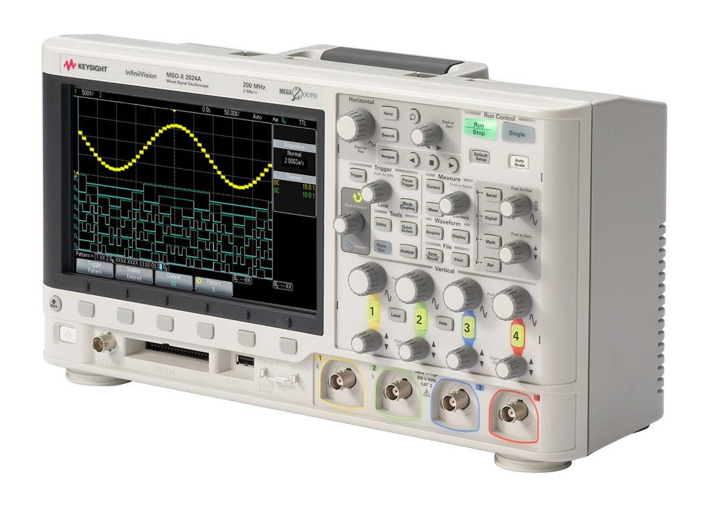 Keysight MSOX2024A 混合信号示波器 - 4+16 通道高捕获率调试仪器