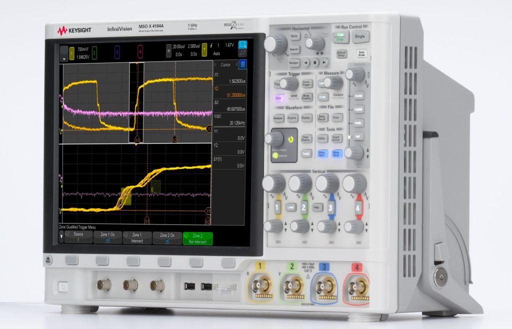 Keysight DSOX4104A 数字示波器 1GHz 带宽 5GSa/s 采样率 4 模拟通道