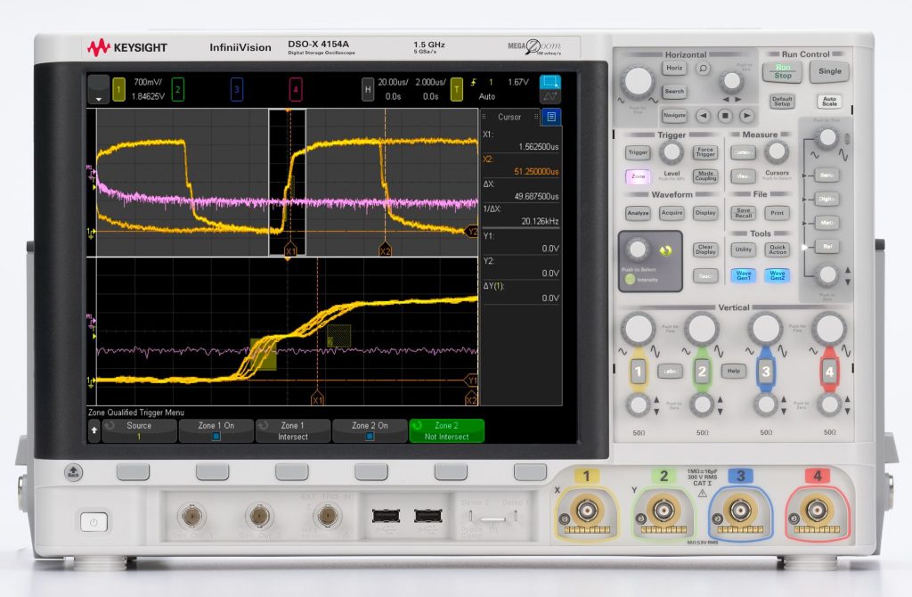 Keysight MSOX4154A混合信号示波器