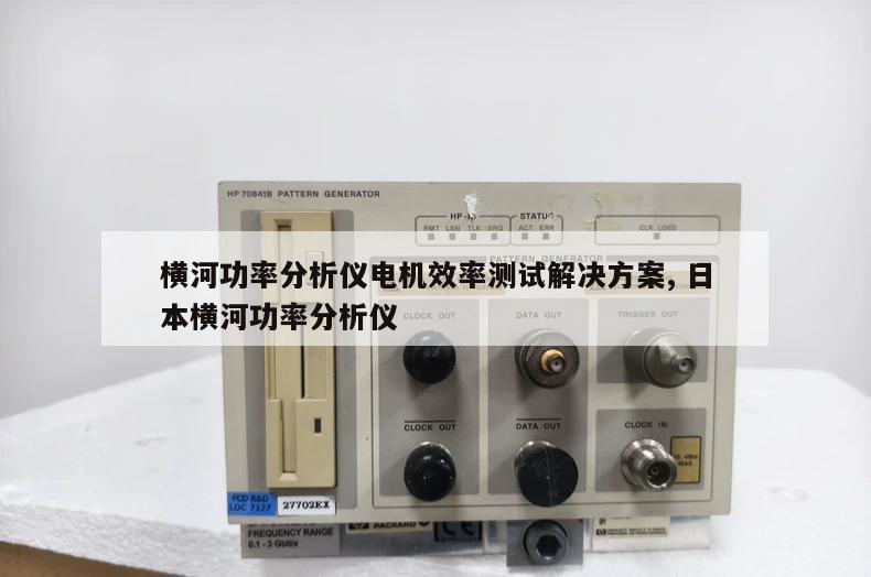 横河功率分析仪电机效率测试解决方案, 日本横河功率分析仪