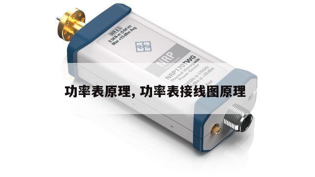 功率表原理, 功率表接线图原理 